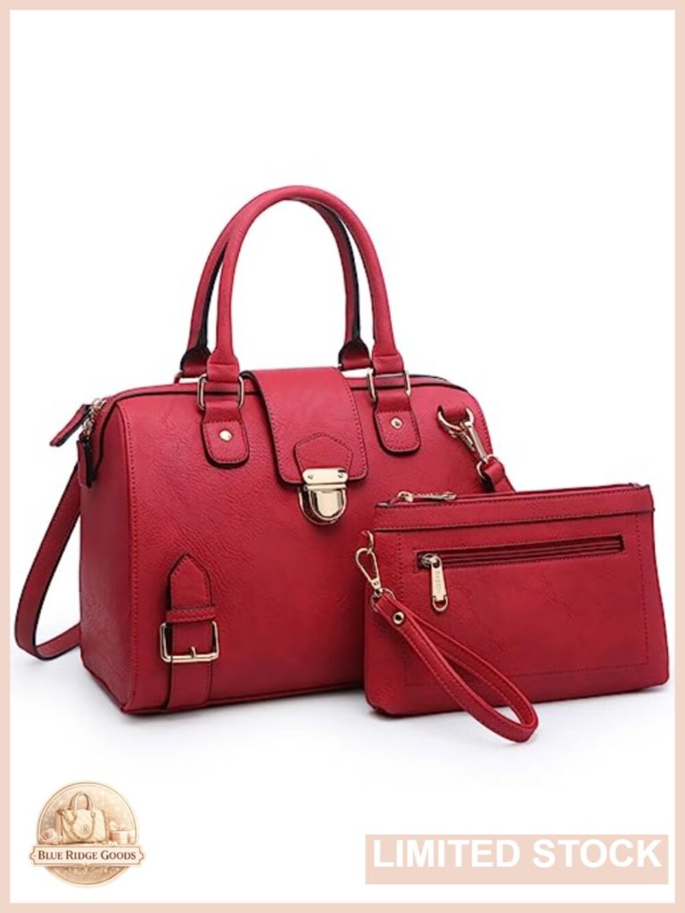 Dasein Satchel Purse Boston Barrel Bag Top Handle Handbag Work Tote